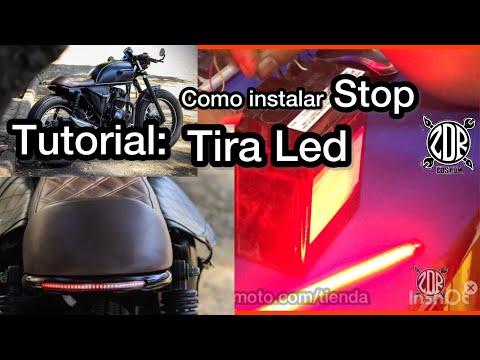 Tiras de stop de LED para moto: ilumina y destaca tu seguridad